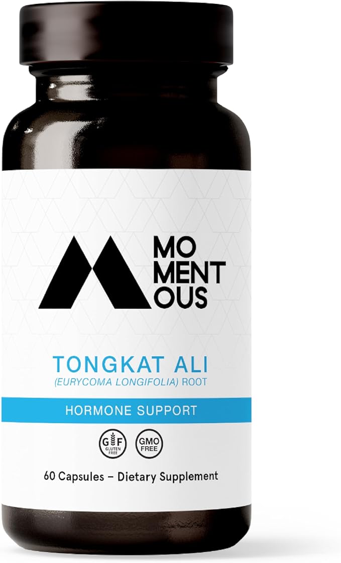 Momentous Tongkat Ali for Men and Women – Natural Performance Longjack Tongkat Ali Supplement for Health & Wellness – Hormone, Energy & Mood Support – Tongkat Ali Root Extract Powder, 30 Servings