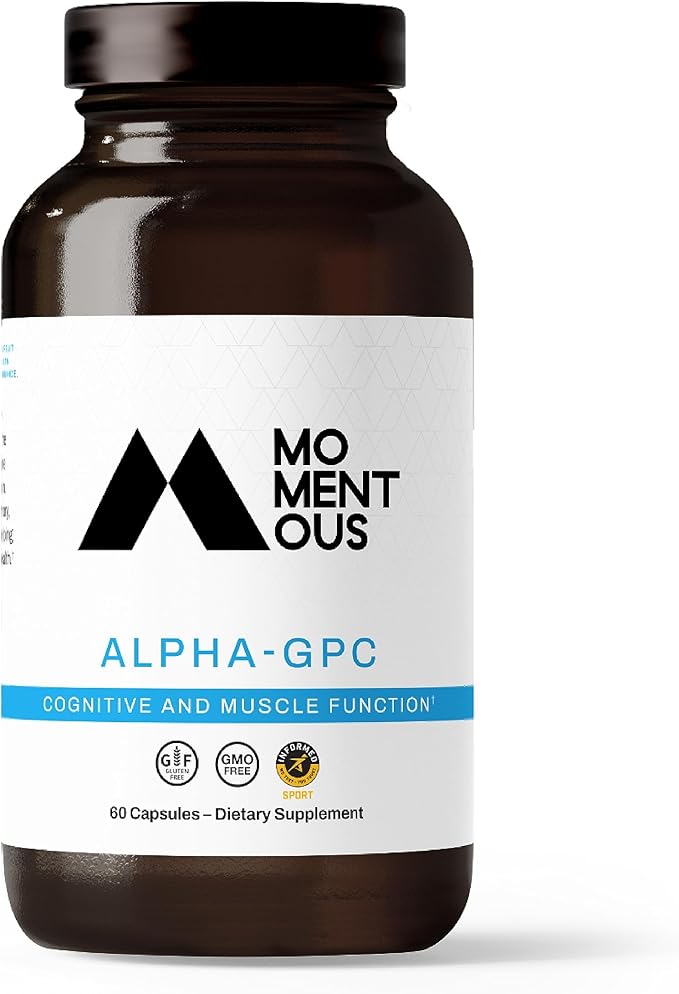 Momentous Alpha GPC Capsules, 60 Servings